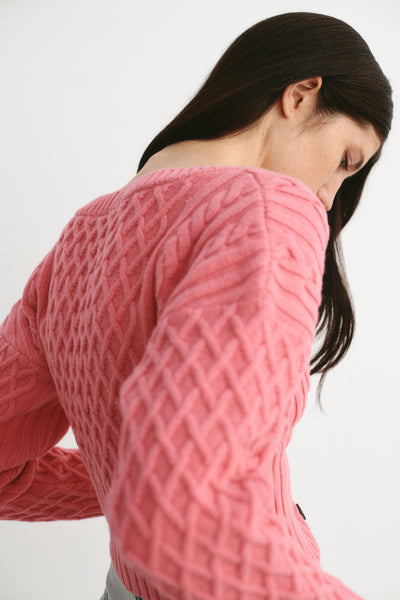 トップス PG1 CARDIGAN MOS PINK PHINGERIN〉PG1 CARDIGAN MOS PINK