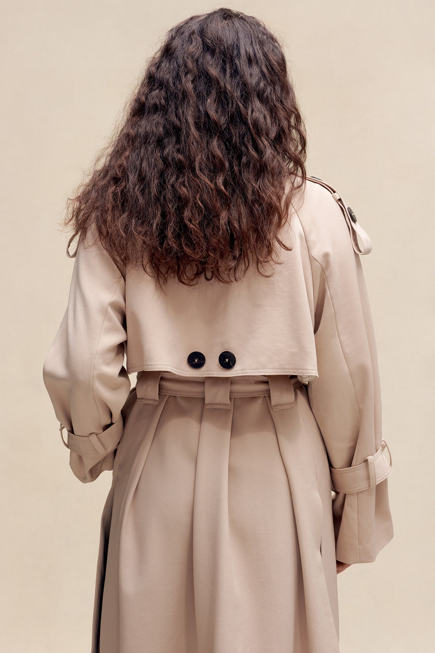 Wool Trench Coat Beige – ATTIRE THE STUDIO