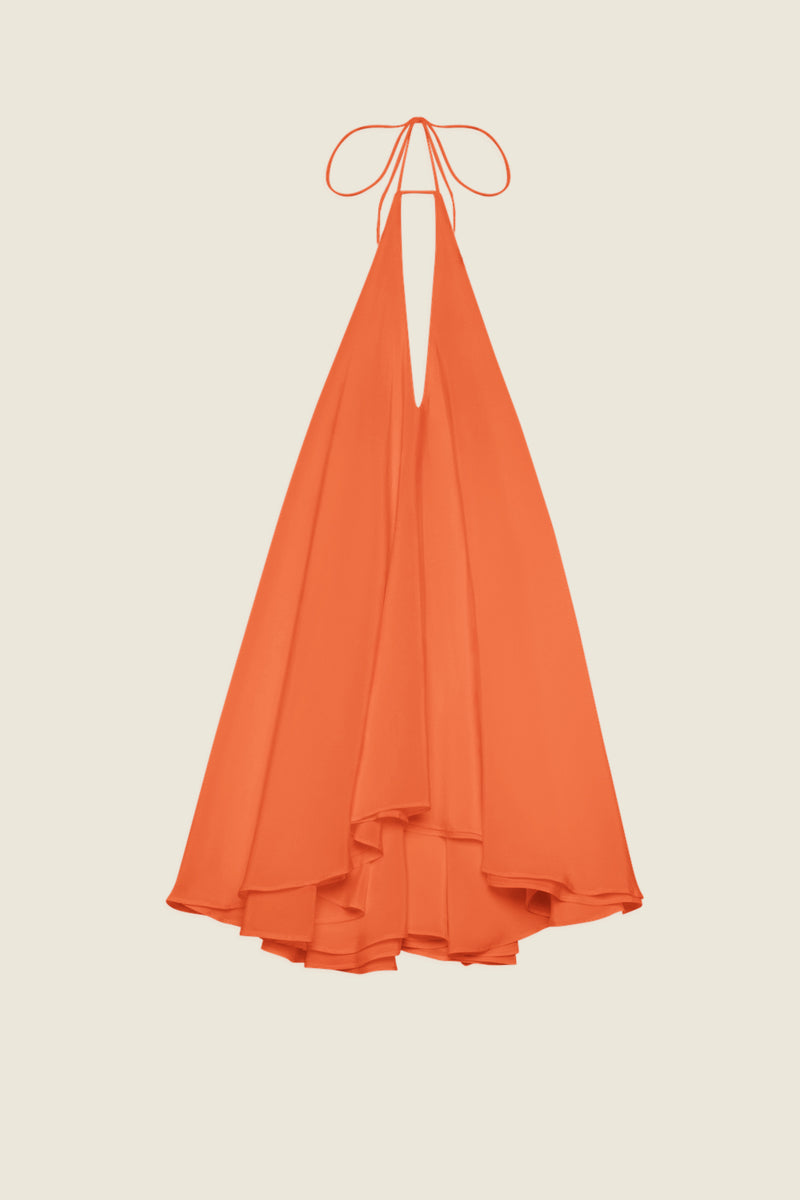 Babydoll Dress Orange ATTIRE THE STUDIO Babydoll Dress Orange ATTIRE THE STUDIO