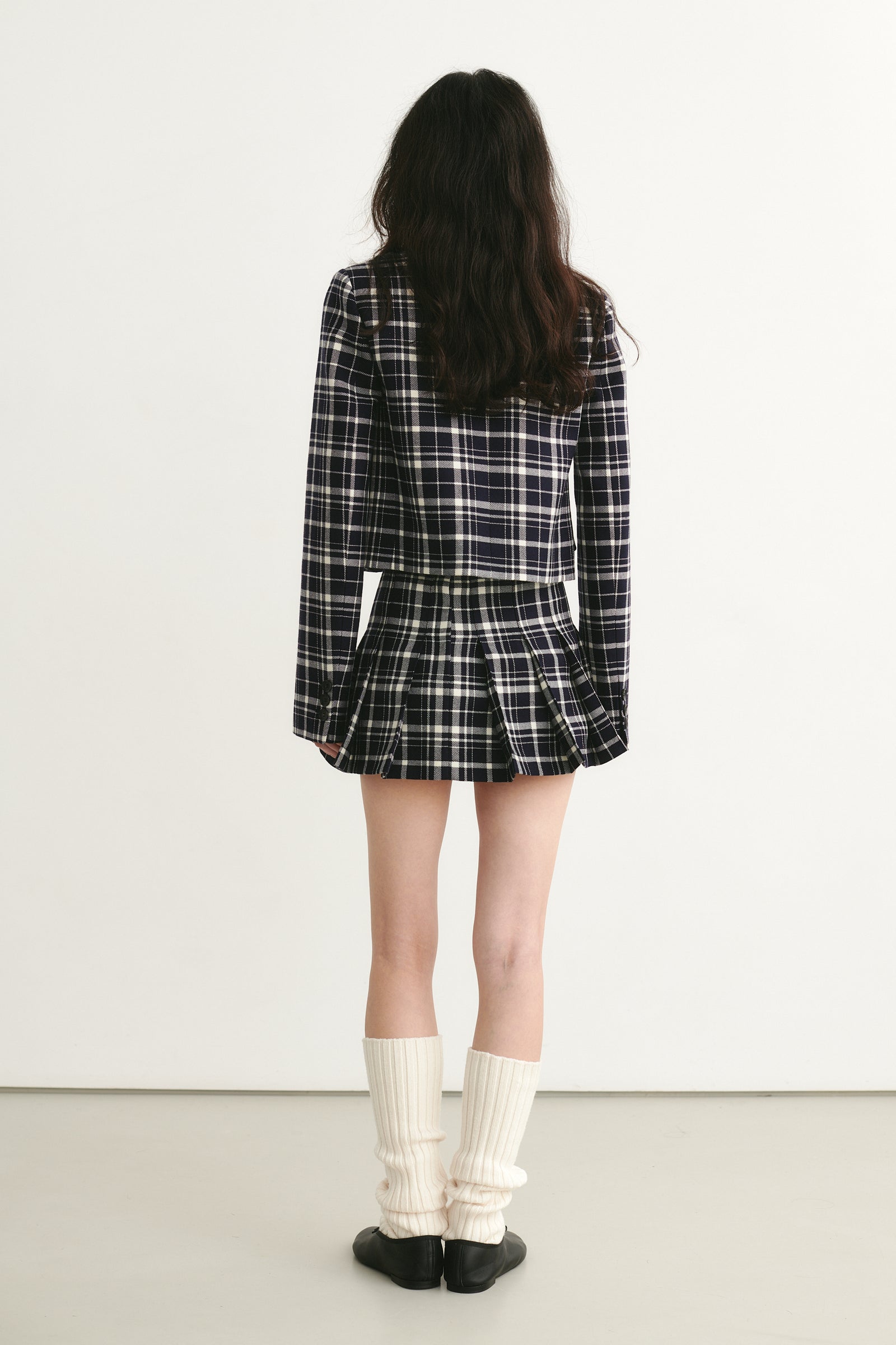 Ivana Pleated Mini Skirt Checked – ATTIRE THE STUDIO