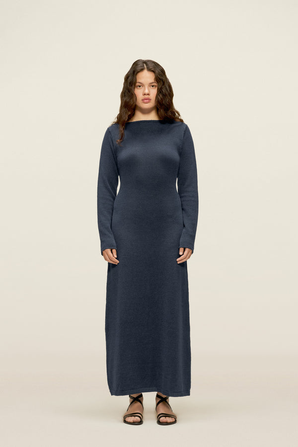 Elsa Dress Midnight Blue