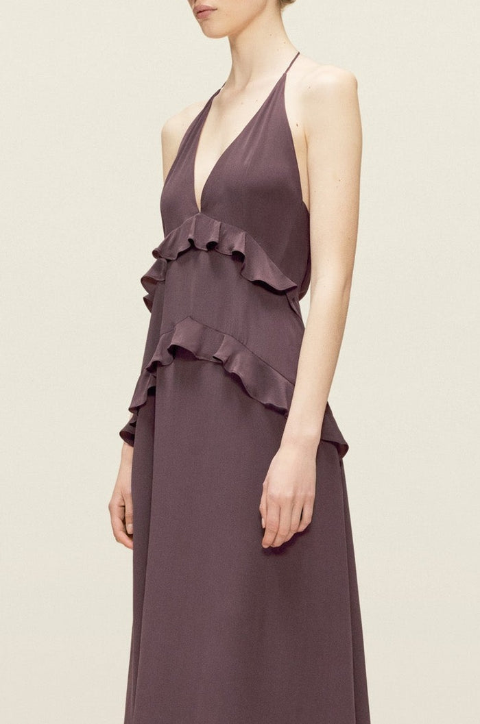 white christmas dresses Holly Dress Aubergine – ATTIRE THE STUDIO