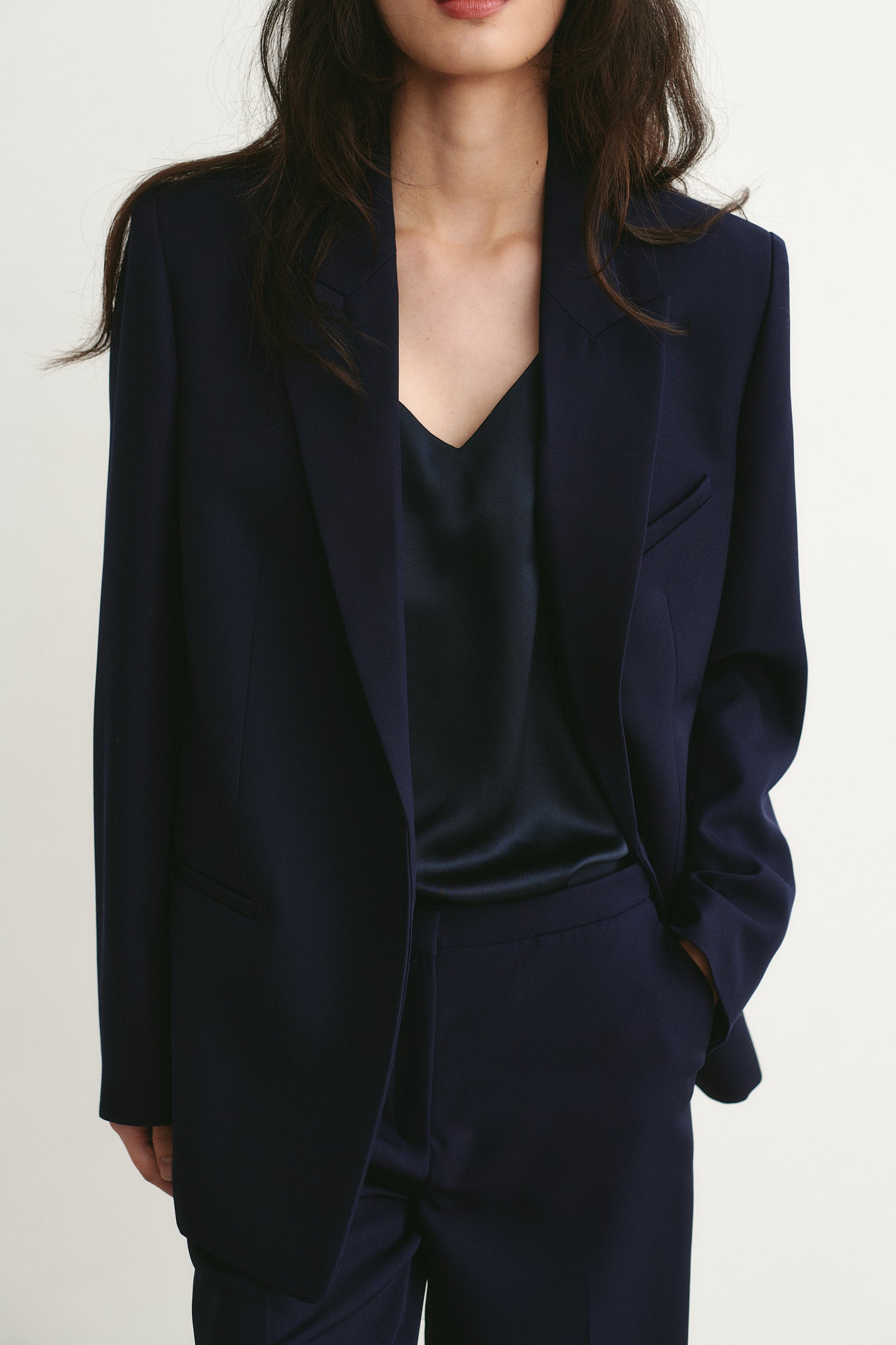 Ina Blazer Navy – ATTIRE THE STUDIO