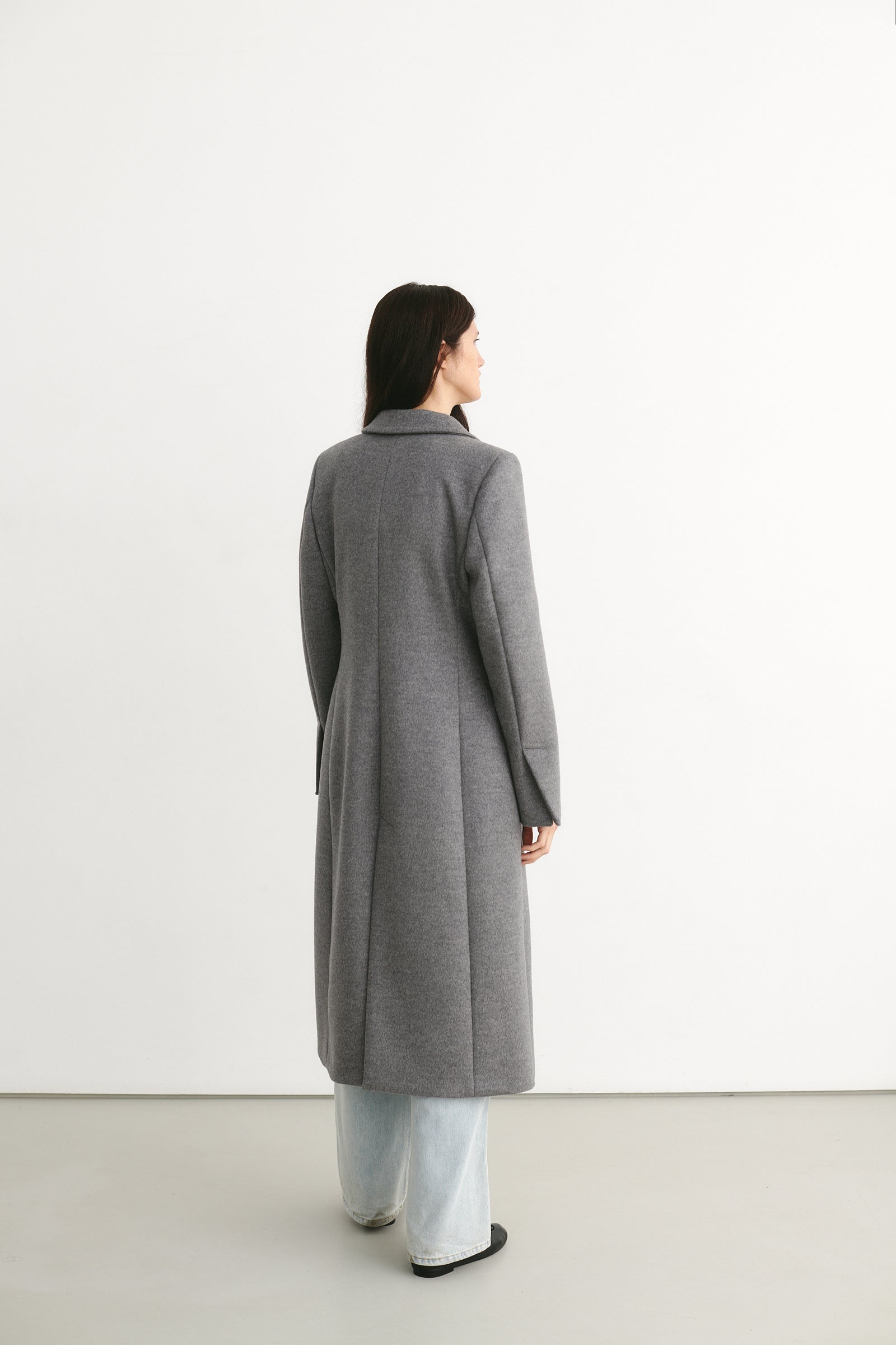 Izmir Long Coat Grey – ATTIRE THE STUDIO