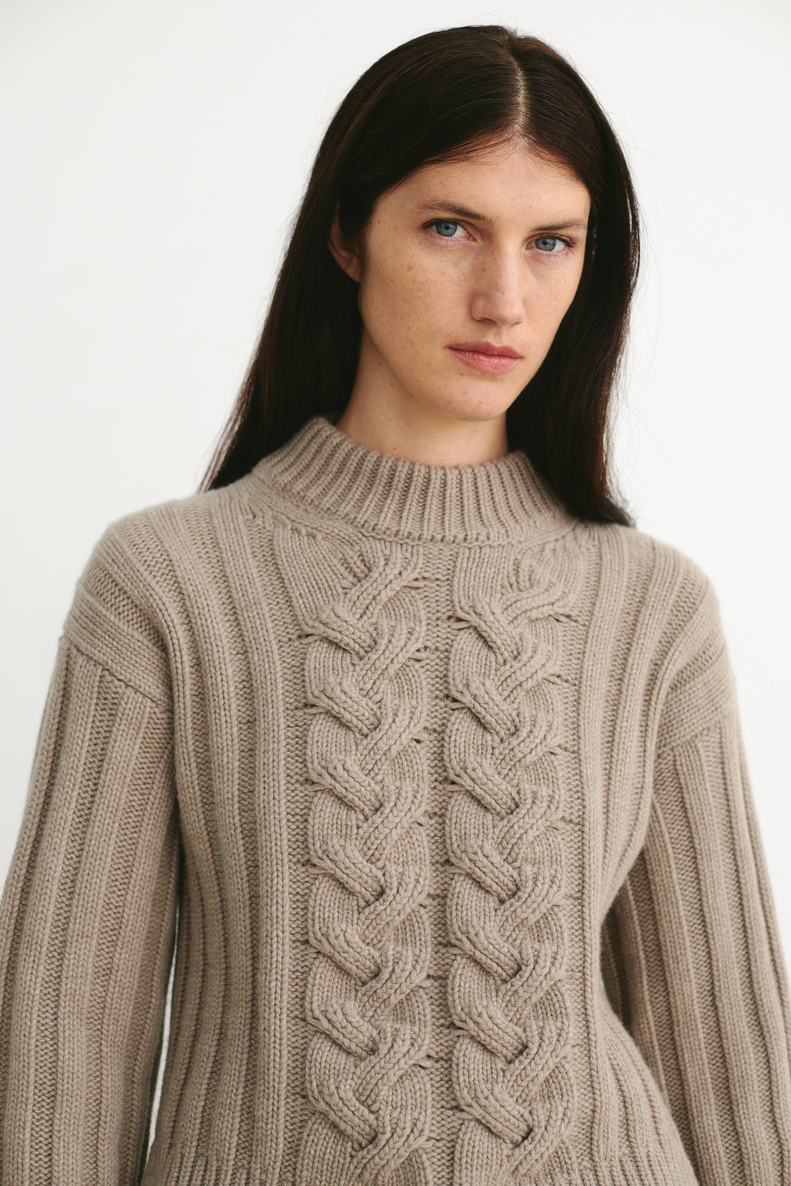 トップス Traditional whetherwear WAVERLY KNIT IRLANDBrownrevientdessus1516_1