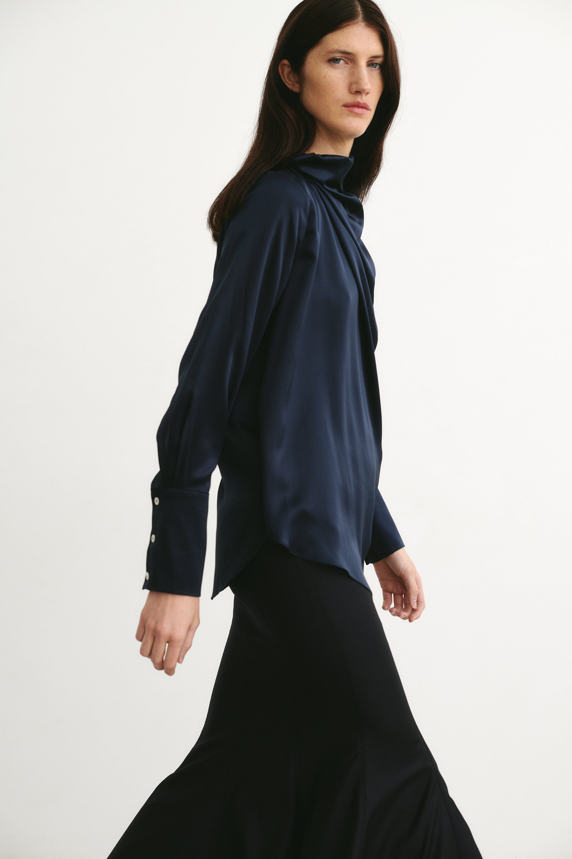 Anne Midi Skirt Black  ATTIRE THE STUDIO