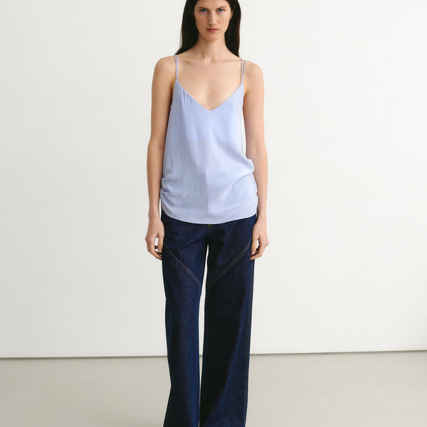Iza Silk Cami Blue Lavender – ATTIRE THE STUDIO