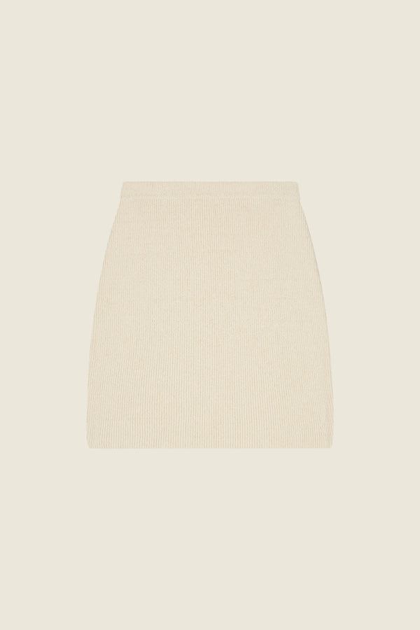 Knit Skirt Cream
