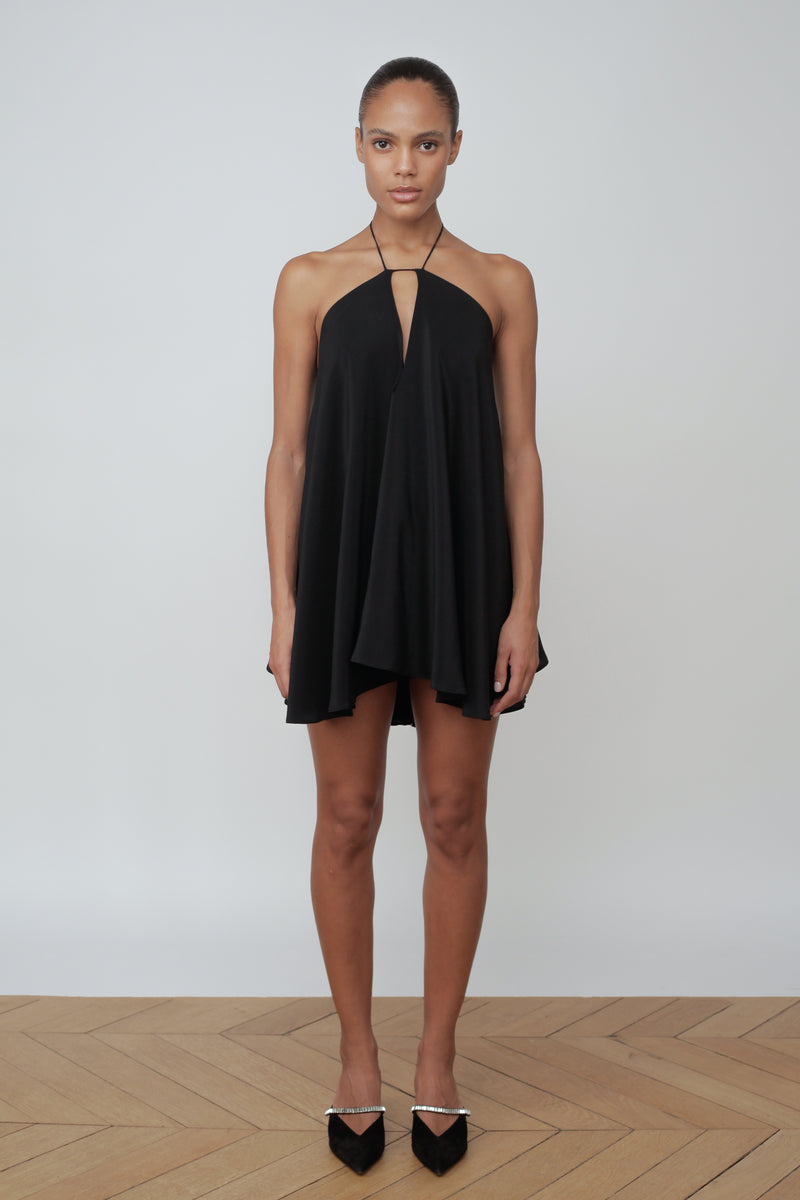 Babydoll Dress Black ATTIRE THE STUDIO Babydoll Dress Black ATTIRE THE STUDIO