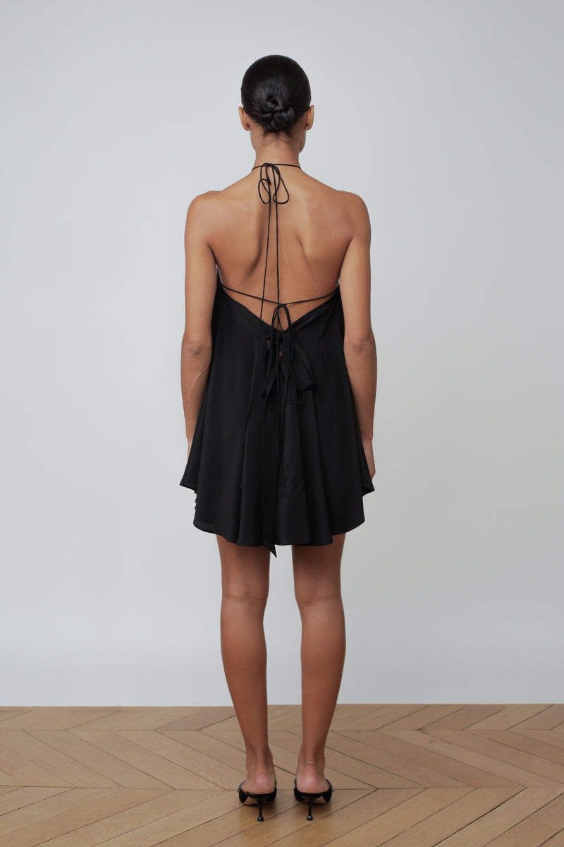 Babydoll Dress Black ATTIRE THE STUDIO Babydoll Dress Black ATTIRE THE STUDIO