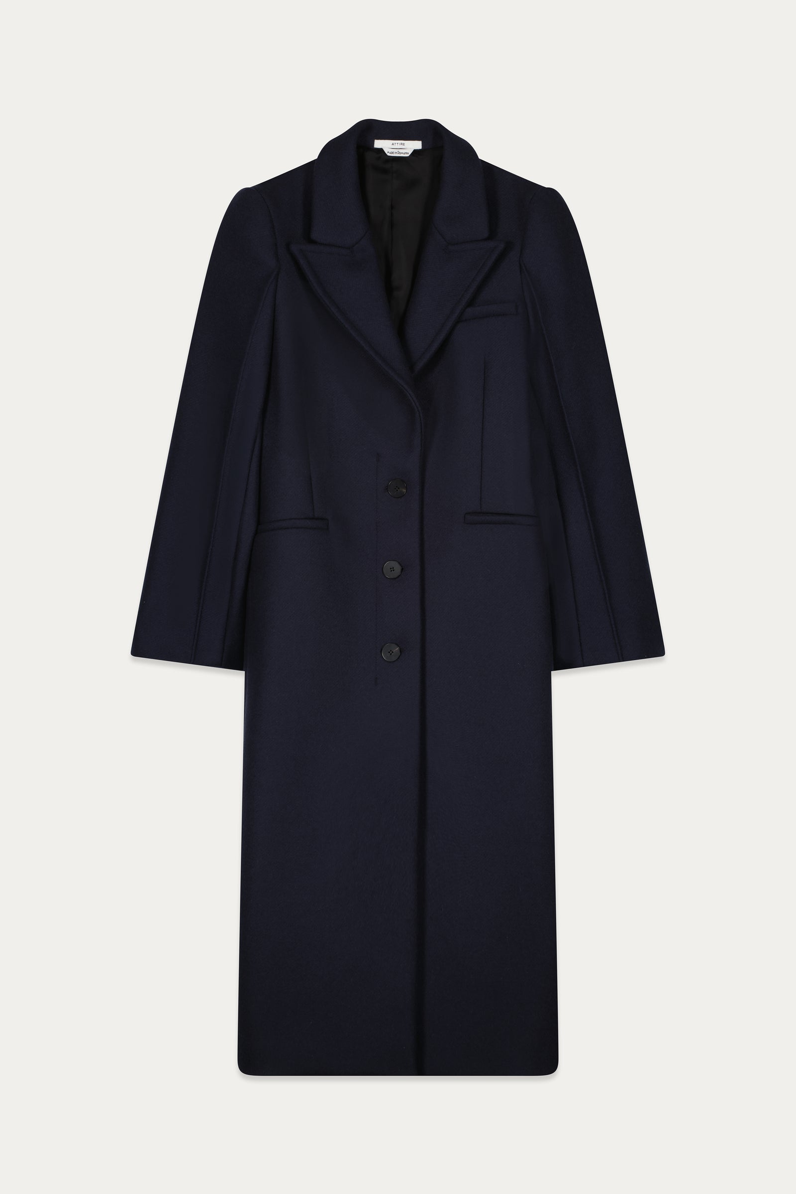 AMERI CHARM FLARE LONG COAT M NVY Ameri VINTAGE CHARME FLARE LONG 