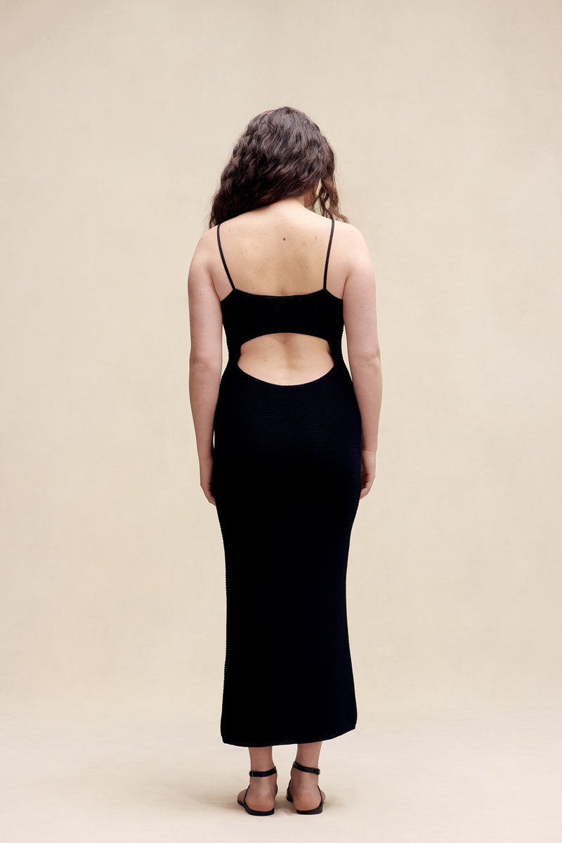 Rosie Midi Dress Black