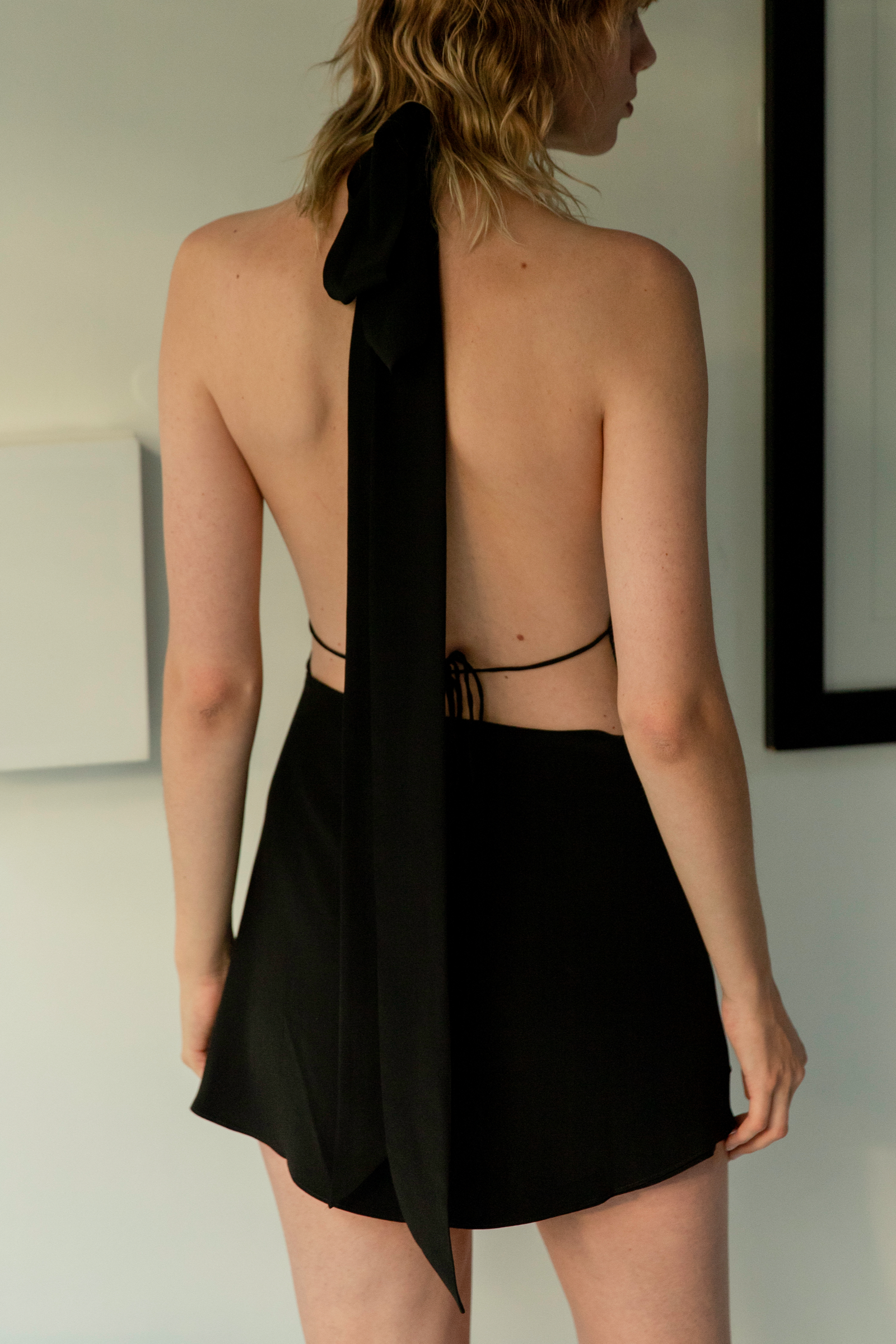 Super Mini Dress Black – ATTIRE THE STUDIO
