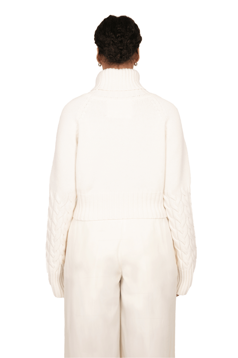 Turtleneck Sweater White