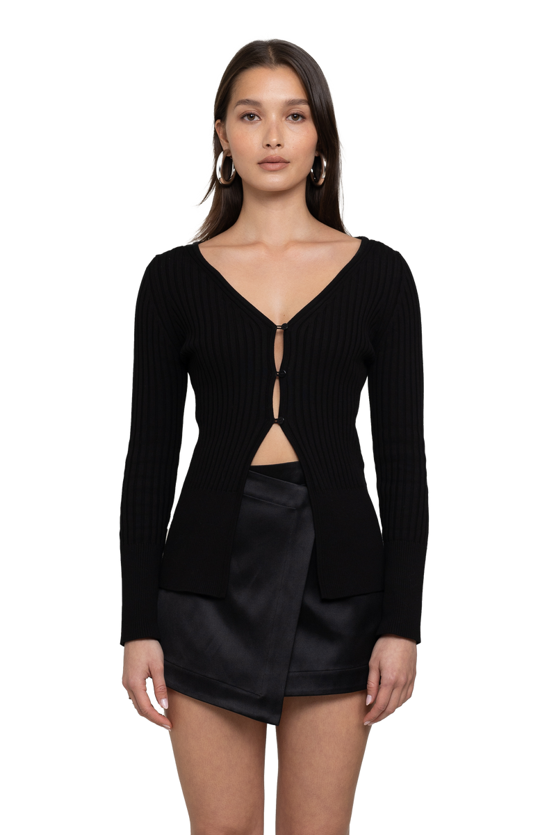 Day-To-Night Cardigan Black – ATTIRE THE STUDIO