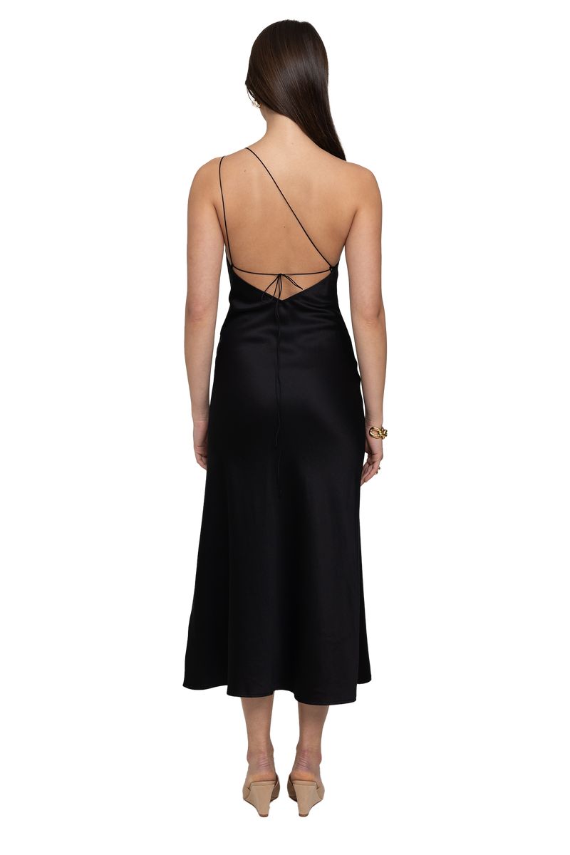 Tencel™ Luxe Slip Dress Black